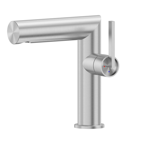 Смеситель ABBER Perfekte 316 AF8A10BST для раковины, сталь брашированная