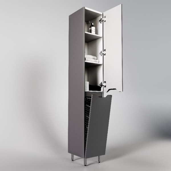 Колонна универсальная Style Line "Марелла" с корзиной, Люкс антискрейтч серый, PLUS, СС-00002420 Колонна универсальная Style Line "Марелла" с корзиной, Люкс антискрейтч серый, PLUS, СС-00002420