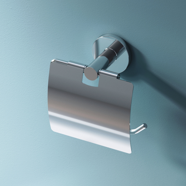 Держатель для туалетной бумаги с крышкой, хром AM.PM X-Joy, A85A341400 Держатель для туалетной бумаги с крышкой, хром AM.PM X-Joy, A85A341400