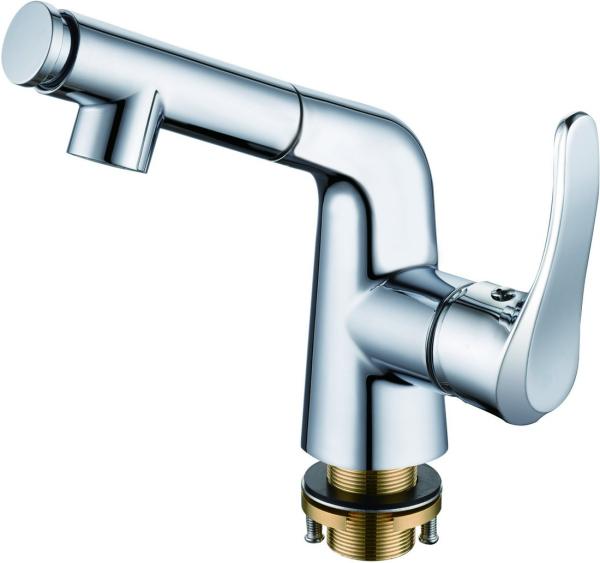 Смеситель одноручный для умывальника с вытяжной лейкой RUSH Jawa (JA0735-12)