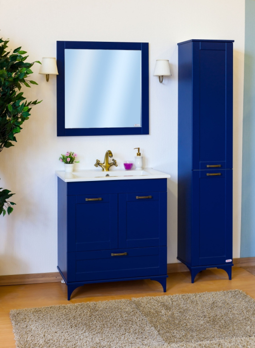 Тумба для комплекта Sanflor Ванесса 75 напольная, индиго