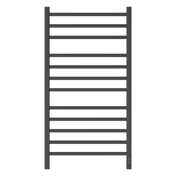 Полотенцесушитель электрический Point Вега PN71850B П12 500x1000, диммер справа, черный