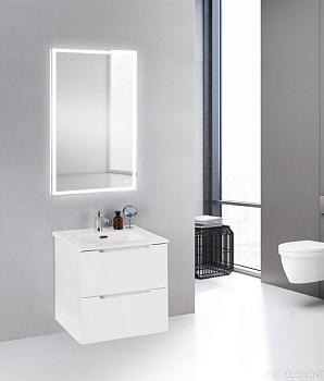 Тумба с раковиной Belbagno ETNA39, ETNA39-600/390-2C-SO-BL-P+ BB600/390ETL (готовый набор)
