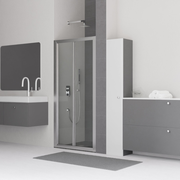 Душевая дверь RGW CL-21, 04092110-11, Хром, (96-101)*185