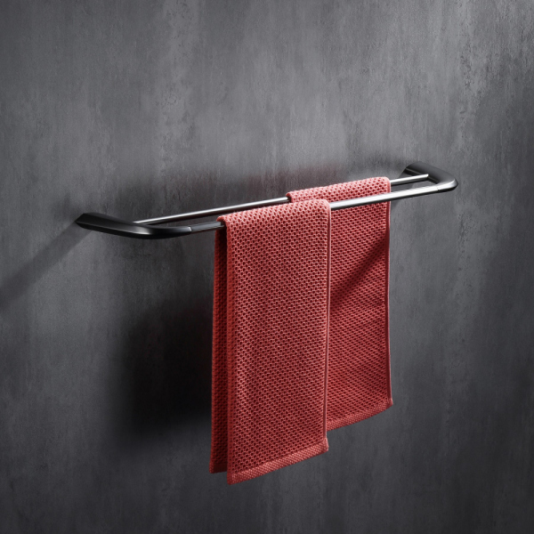 Полотенцедержатель двойной ABBER Nord AA1553NG никель