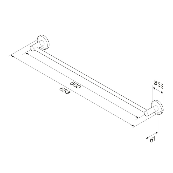Вешалка для полотенец AM.PM X-Joy, A85A346400