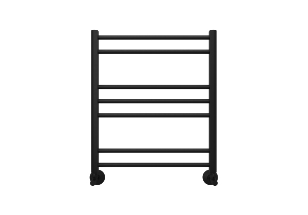 Полотенцесушитель водяной Aquatek (Акватек) Поларис П7 500х600 мм, черный, AQ KO0760BL