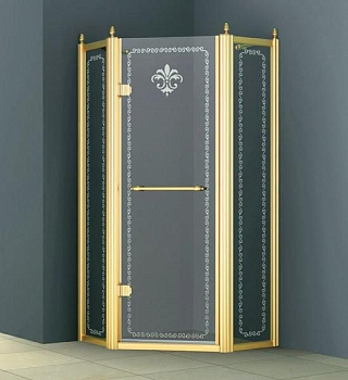 Душевой уголок Cezares Retro Retro-P-1-90-CP-Cr-R