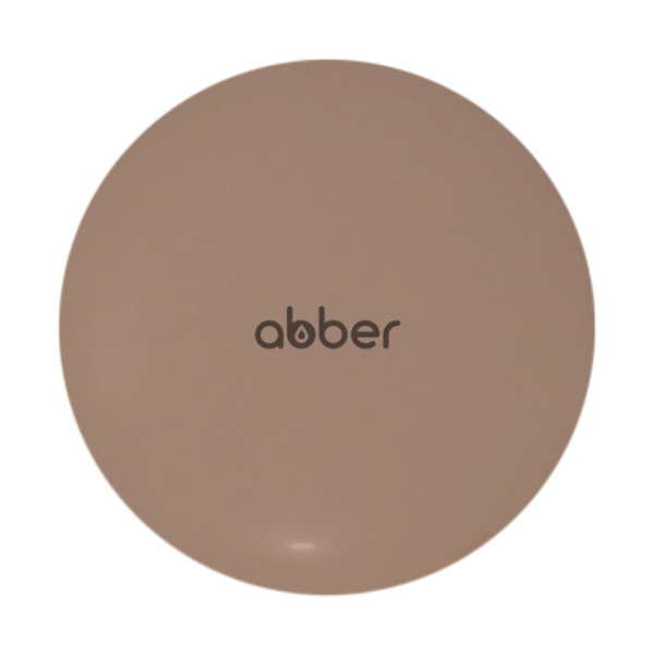 Накладка на слив для раковины ABBER AC0014MBB бежевая матовая, керамика