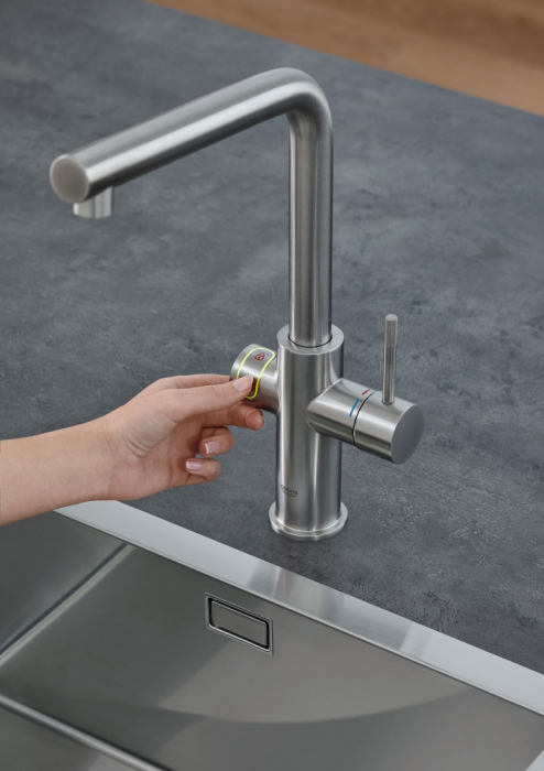 Смеситель Grohe Red II Duo 30325DC1 для кухонной мойки, с водонагревателем