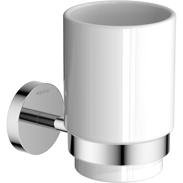 Стакан для зубных щеток Aquatek Бетта AQ4604CR Хром Стакан для зубных щеток Aquatek Бетта AQ4604CR Хром