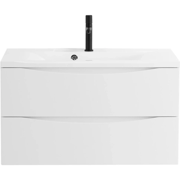 Belbagno База под раковину подвесная с двумя выкатными ящиками, MARINO-800-2C-SO-BL-P