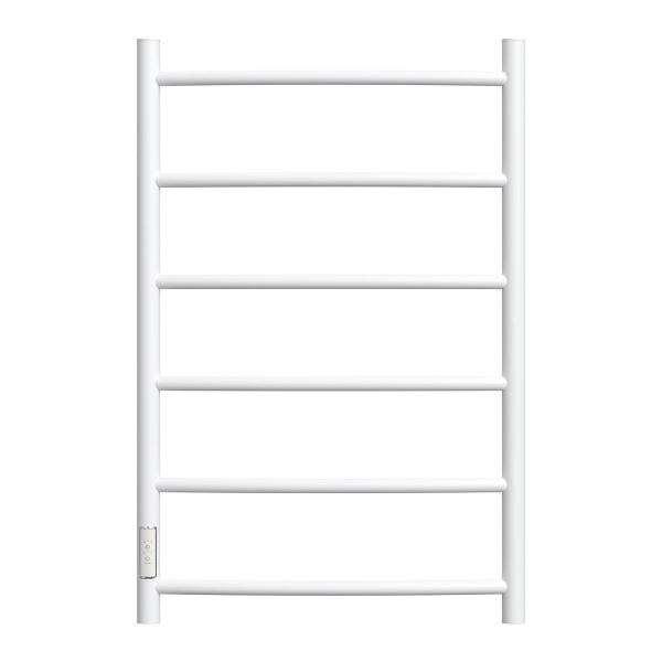 Полотенцесушитель электрический Point PN04758W П6 500x800 диммер слева, белый