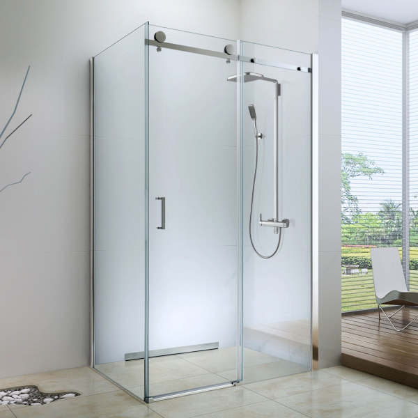 Душевая дверь в нишу Berges Wasserhaus Gelios 062007 120, профиль хром сильвер