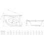 Экран Excellent Aquarella 150x100 левый