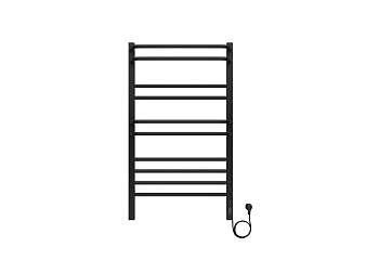 Полотенцесушитель электрический Aquatek Бетта П10 500х900 мм, черный муар, AQ EL KRC1090BL