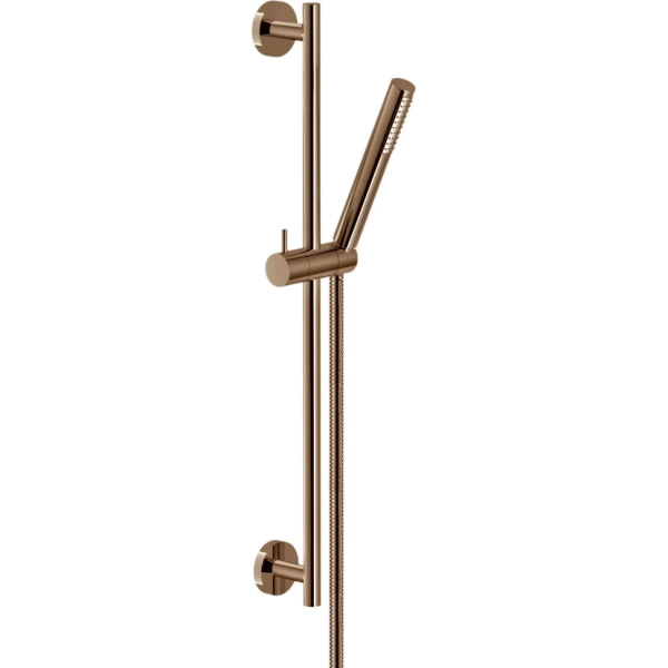 AD140/37RCP душевой гарнитур 60 см 1jet, красное золото