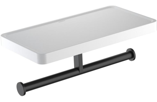 Держатель туалетной бумаги Aquatek Европа AQ4919MB двойной Черный матовый Держатель туалетной бумаги Aquatek Европа AQ4919MB двойной Черный матовый