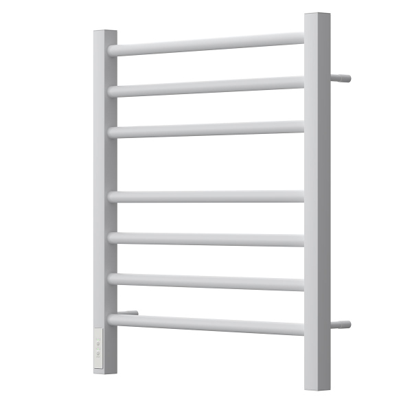 Полотенцесушитель электрический Point PN70756W П7 500x600, диммер слева, белый