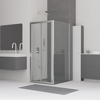 Душевой уголок RGW CL-31 (CL-21 + Z-050-1), 04093188-011, Хром, 80*80*185