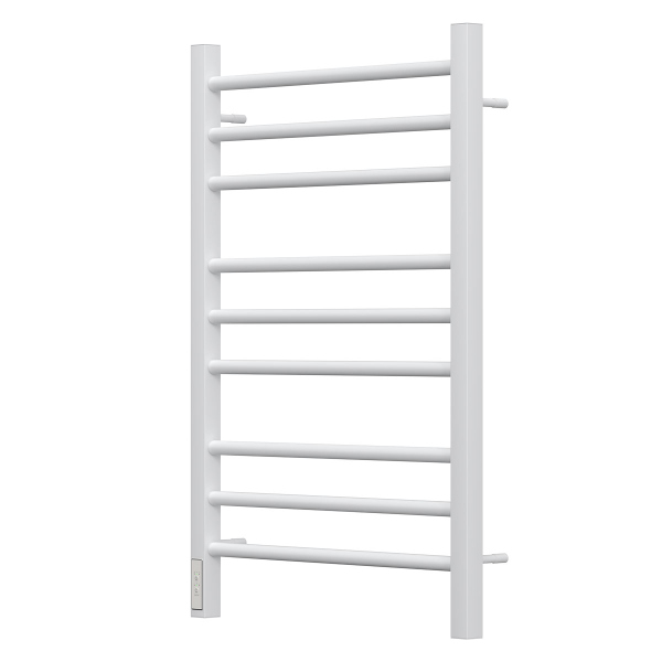 Полотенцесушитель электрический Point PN70758W П9 500x800, диммер слева, белый