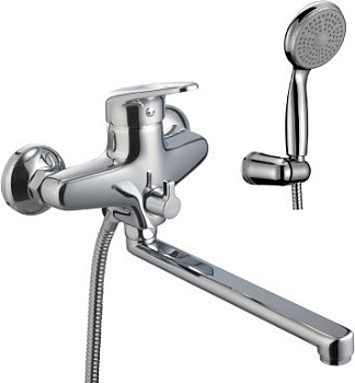 Смеситель Lemark Luna LM4112C универсальный с плоским изливом