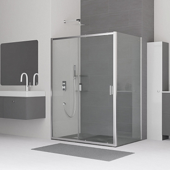 Душевой уголок RGW CL-48 (CL-14 + Z-050-1), 32094881-011, Хром, 110* 80*185