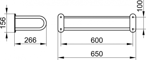 Полка Keuco Universal 04975 для полотенец