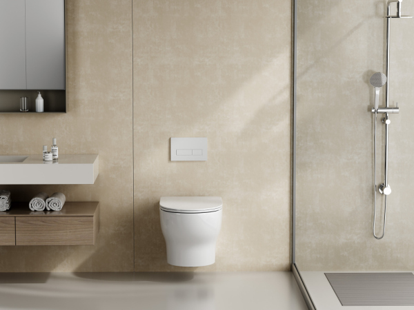 Унитаз ABBER Bequem AC1128 подвесной белый, безободковый, смыв торнадо