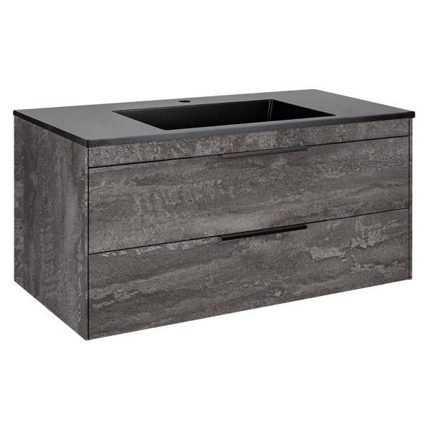 Тумба без раковины Vincea Chiara 2D 1000 подвесная, G.Stone, VMC-2C2100GS