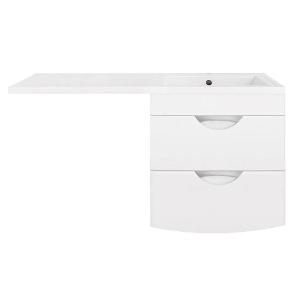 Тумба для комплекта Style Line Жасмин-2 60 Люкс Plus, белая, для стиральной машины