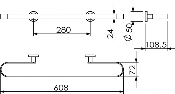 Полотенцедержатель Langberger Burano 11004B