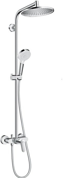 Душевая стойка Hansgrohe Crometta S 240 1jet Showerpipe EcoSmart 27269000 9 л