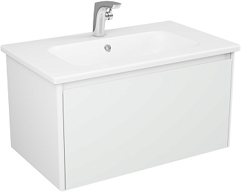 Тумба для комплекта Owl 1975 Malaren 80 1 ящик, белая