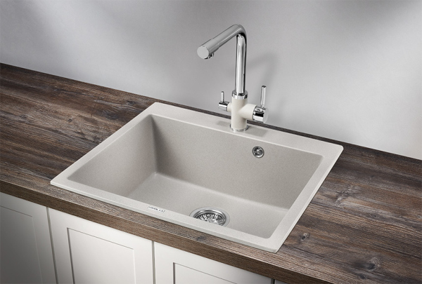 Кухонная мойка GRANULA (6001, БАЗАЛЬТ)