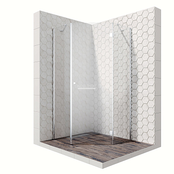 Душевое ограждение Ambassador Diamond 12011111R (900x900x2000)