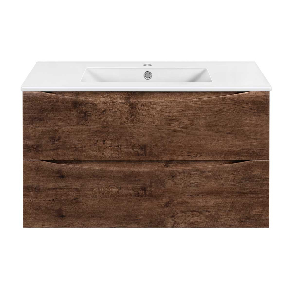 Тумба без раковины Vincea Mia Slim 900 подвесная, R.Wood, VMC-2MC900S1RW Тумба без раковины Vincea Mia Slim 900 подвесная, R.Wood, VMC-2MC900S1RW