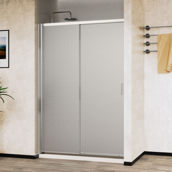 Душевая дверь Vincea City VDS-5CT120MT, 1200, хром, стекло текстурное