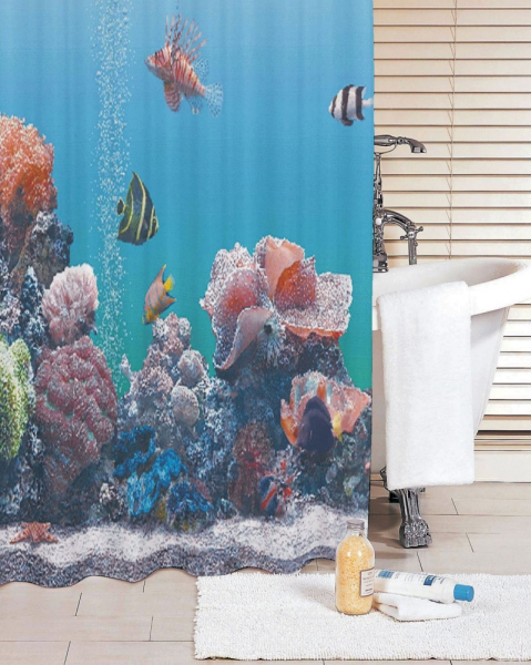 Штора для ванной Iddis Pacific Ocean