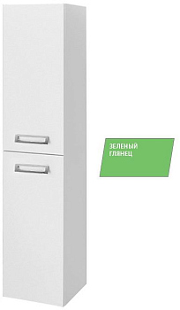 Шкаф-пенал Dreja Door 24706 левосторонний, зеленый глянец Пенал Door-35 L арт. 24706