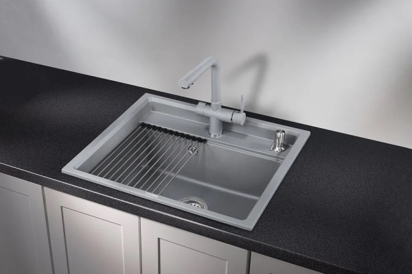 Кухонная мойка GRANULA Kitchen Space (6003, АЛЮМИНИУМ)