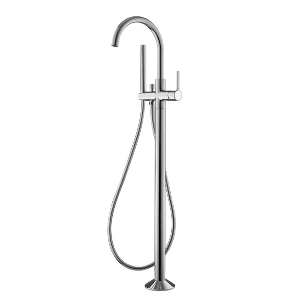 ECO-VDP-BORO Напольный смеситель для ванны, брашированное золото