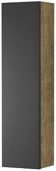 Шкаф навесной Акватон модуль Терра 24 дуб кантри, антрацит 1A247403TEKA0