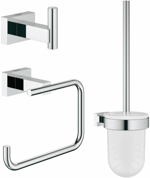 Набор аксессуаров для ванной Grohe Essentials Cube 40757001 Хром