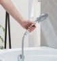 Смеситель Bravat Slim TF6332366CP-01L-RUS универсальный с лейкой