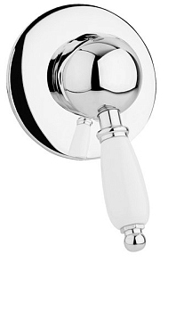 ELITE-DIM-02-M Встраиваемый однорычажный смеситель для душа, исполнение бронза, ручка бронза