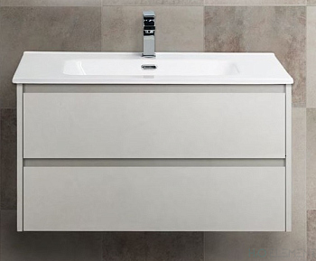 Тумба с раковиной Belbagno KRAFT, KRAFT-900-2C-SO-BO+ BB900ETL (готовый набор)