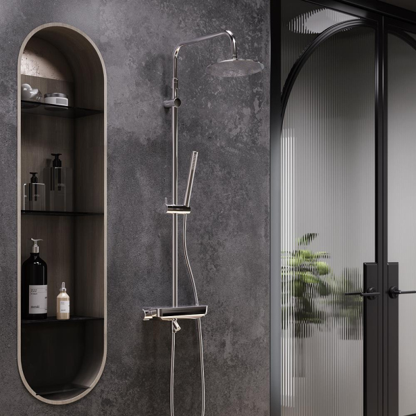 Душевая система c термостатом Damixa Scandinavian Pure, 936760000