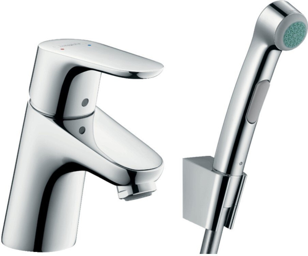 Смеситель Hansgrohe Focus E2 31926000 для раковины с гигиеническим душем