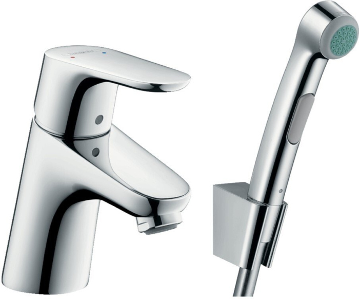 Смеситель Hansgrohe Focus E2 31926000 для раковины с гигиеническим душем